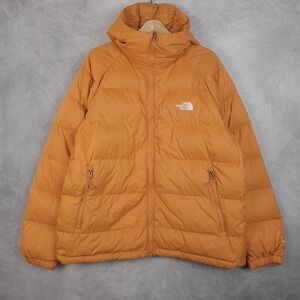 The North Face Hydrenalite Down Jacket Mens XL Orange 600 Fill Hooded NFOA5GIE